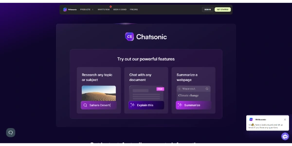 ChatSonic A conversational AI assistant dedicated