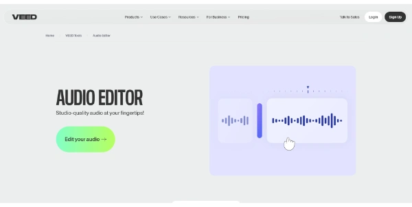 Audio Editor by Veed Edit your audio like a