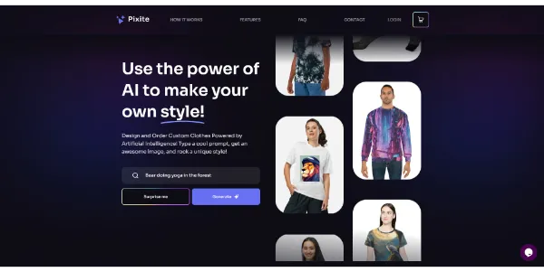 Pixite AI Simply enter your idea and