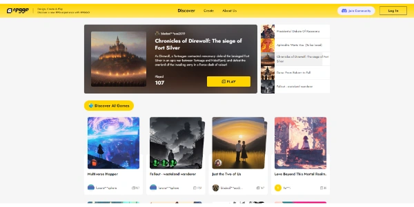 RPGGO AI An AI RPG Platform to