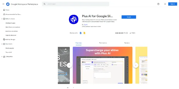 Plus AI A tool to help you