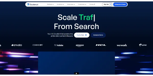 Scalenut An AI platform that simplifies