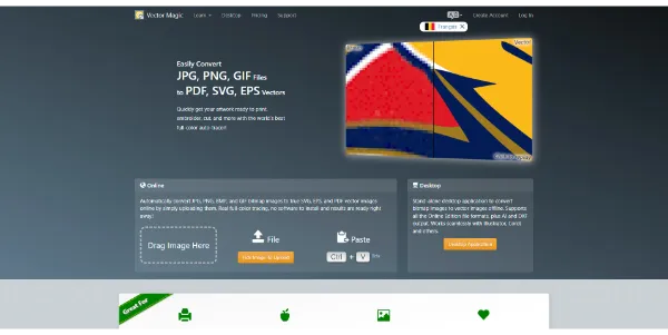 Vector Magic An AI that automatically vectorizes
