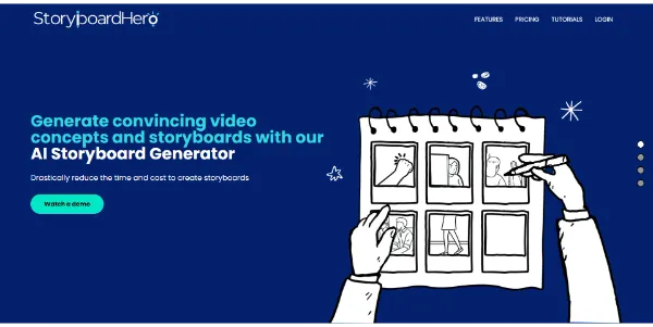 Storyboard Hero Generate concepts, scripts and storyboards