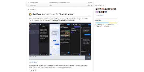 GodMode by Smol.ai A GitHub project to chat