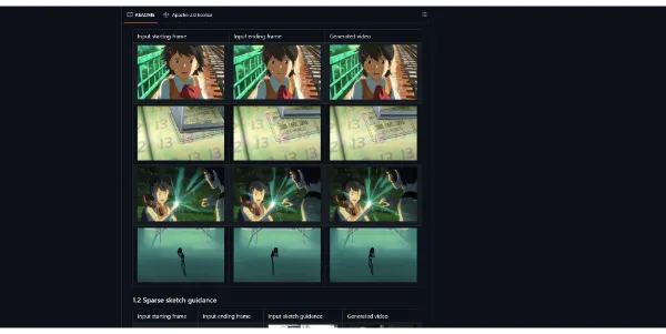 ToonCrafter Easily create smooth transitions between