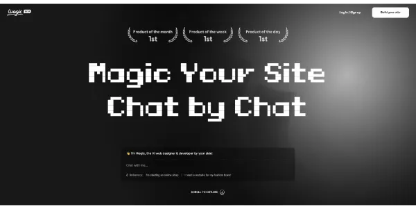 Wegic AI Design a fully customizable website